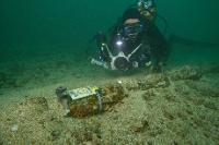 Etude de la colonisation du câble électrique reliant le site d'installation d'hydroliennes au large de l'île de Bréhat à la terre (année 2015)