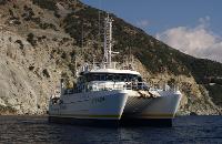 Mission CANARI II - Navire océanographique L'Europe en mer Ligurienne