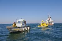 Mise en place de la station de mesure MOLIT en baie de Vilaine