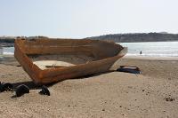 Epave de bateau de pêche aux îles du Cap-Vert
