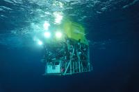Enquête du BEA - Photo sous-marine du ROV Victor 6000 immergé dans l'Atlantique