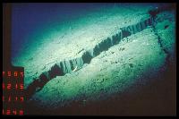 Campagne GEOCYATHERM - Faille dans le plancher océanique