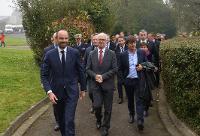 Visite du Premier Ministre Edouard Philippe au Centre Ifremer Bretagne (Brest)
