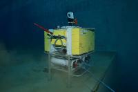 Le module BOB immergé en bassin d'essais