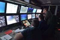 Poste de commande du ROV Victor 6000