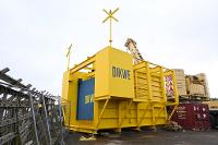 Dikwe, la digue à énergie positive - Prototype au sol au môle de Sainte-Anne-du-Portzic