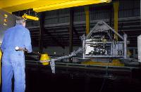 GEOSTAR - Préparation de la mise à l'eau de l'observatoire au bassin d'essais de Brest
