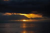 Coucher de soleil à Tahiti