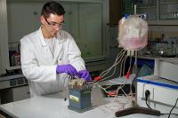 Test de l'analyseur chimique miniaturisé in situ CHEMINI - Vue d'ensemble du dispositif