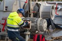 Chantier de L'Atalante 2021 - Travail depuis le pont