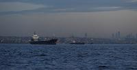 Trafic maritime en Mer de Marmara devant Istanbul