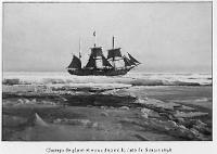 Le S.Y. Belgica dans les glaces (Antarctique)